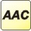 AAC přehrává formát
