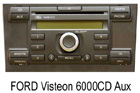Ford autorádio Visteon 6000CD+AUX