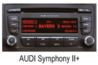 Audi autorádio Symphony II.+