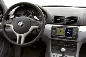 BMW 3 [E46] s OEM navigací - interiér