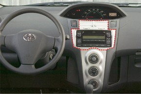 Toyota Yaris (08-11) - interiér