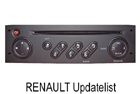Renault OEM autotádio Update List