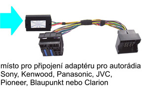 Adaptér pro ovládání na volantu Peugeot / Citroen / Fiat