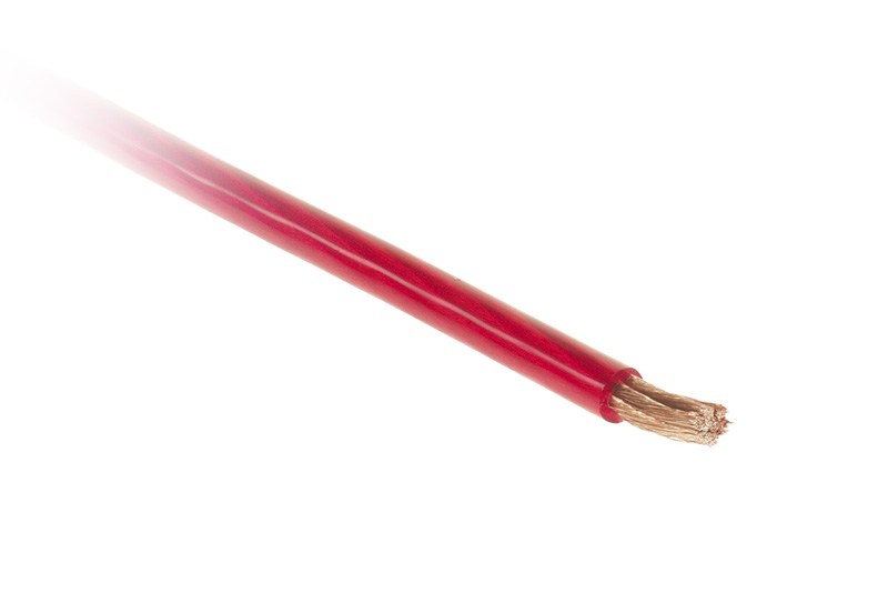 Napájecí kabel 10mm² - rudý